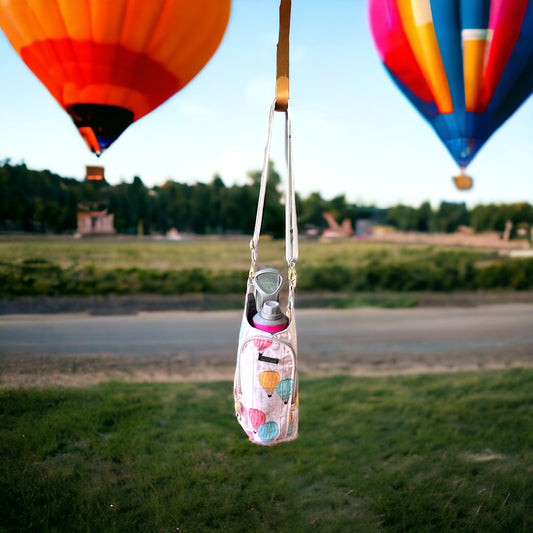 Hot Air Baloon Water Bottle Bag
