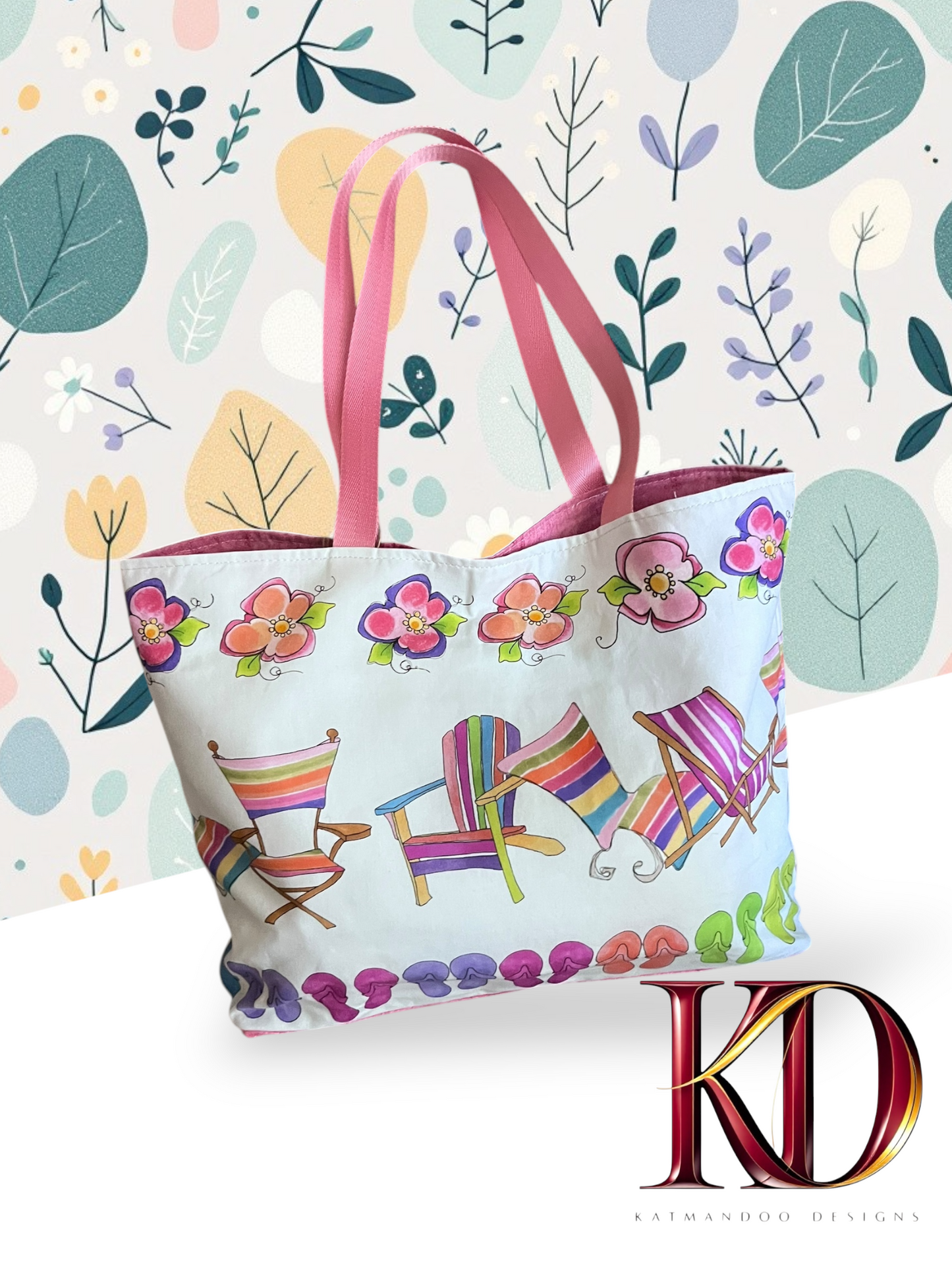 Colorful Beach Tote