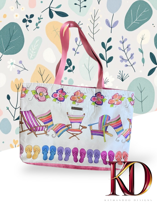 Colorful Beach Tote
