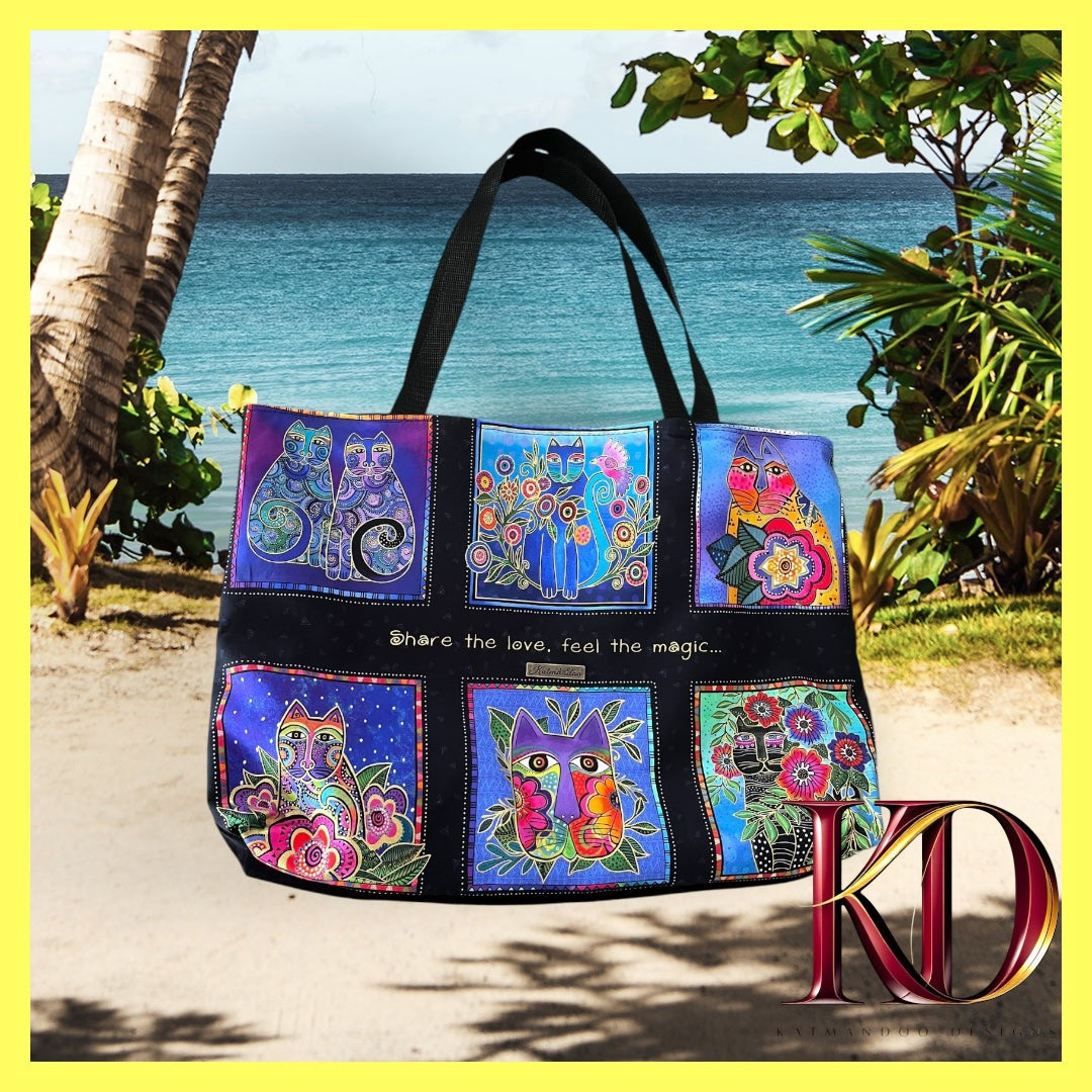 Cat Art Tote Bag