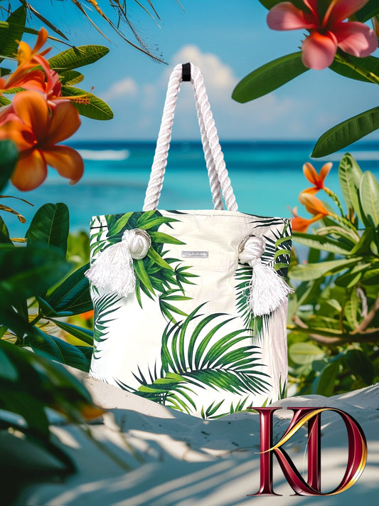 Tropical Palm Tote Bag – Hello Summer Edition