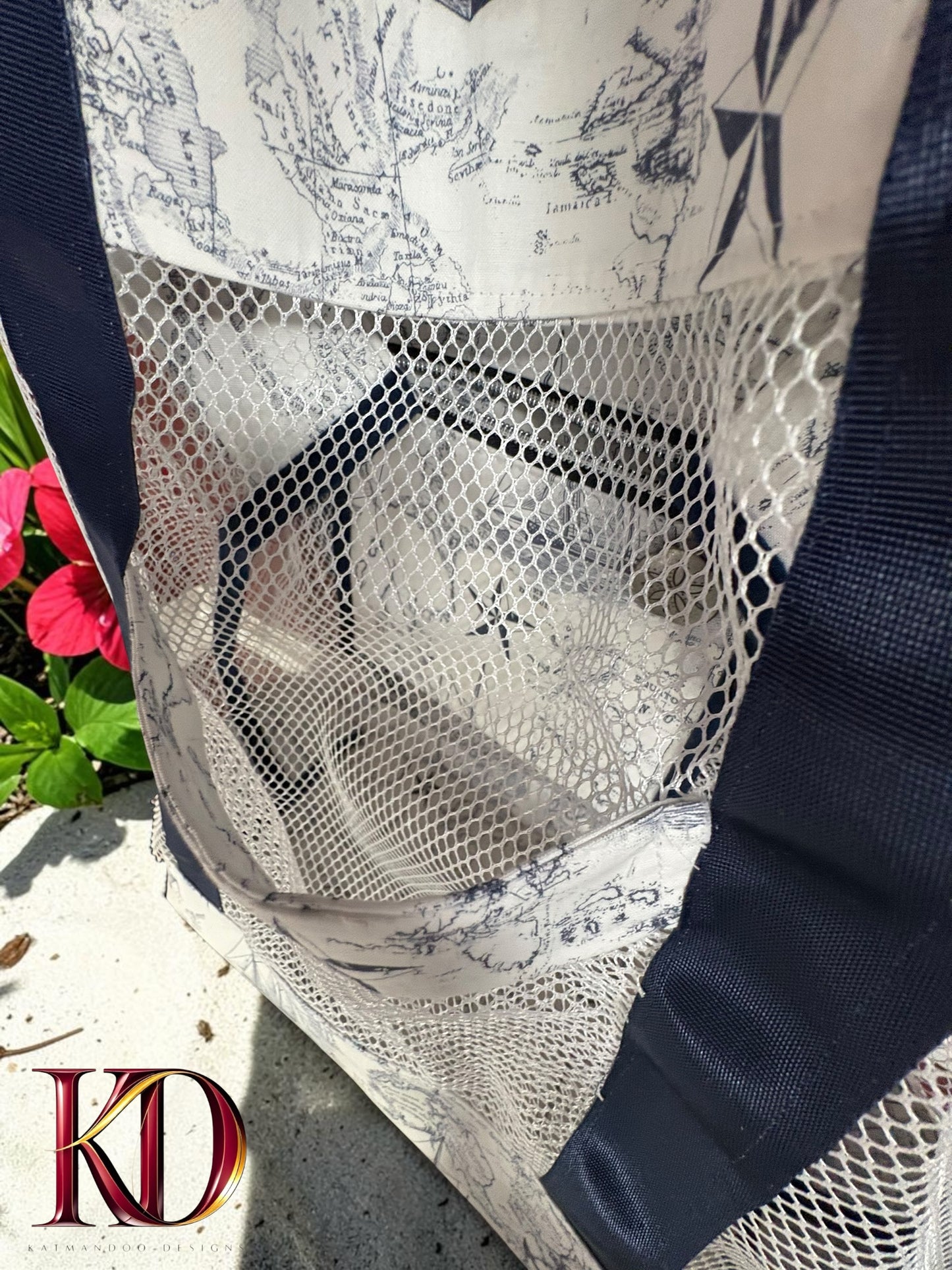 Ocean Breeze Mesh Beach Tote