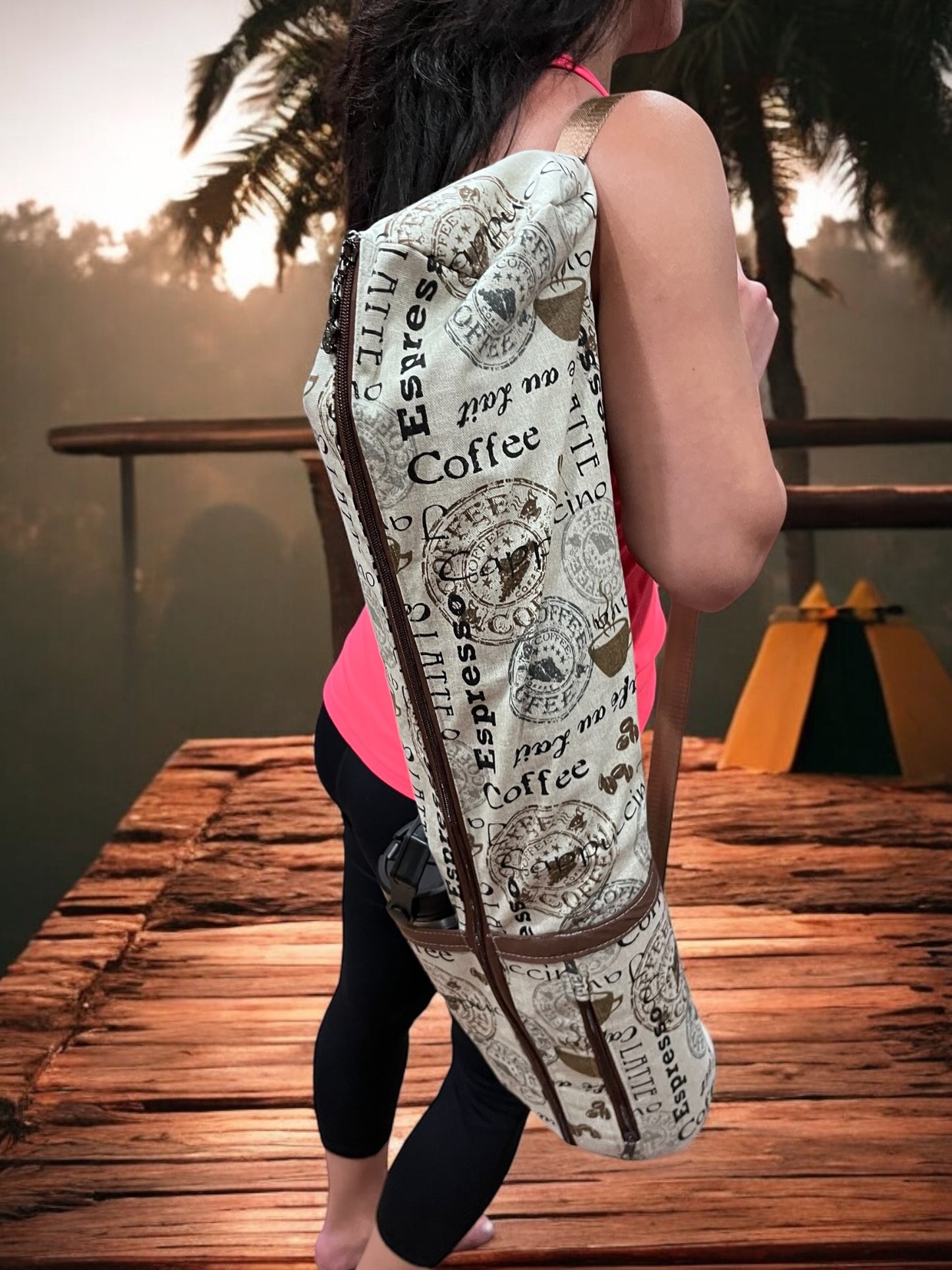Yoga Mat Bag-Coffee