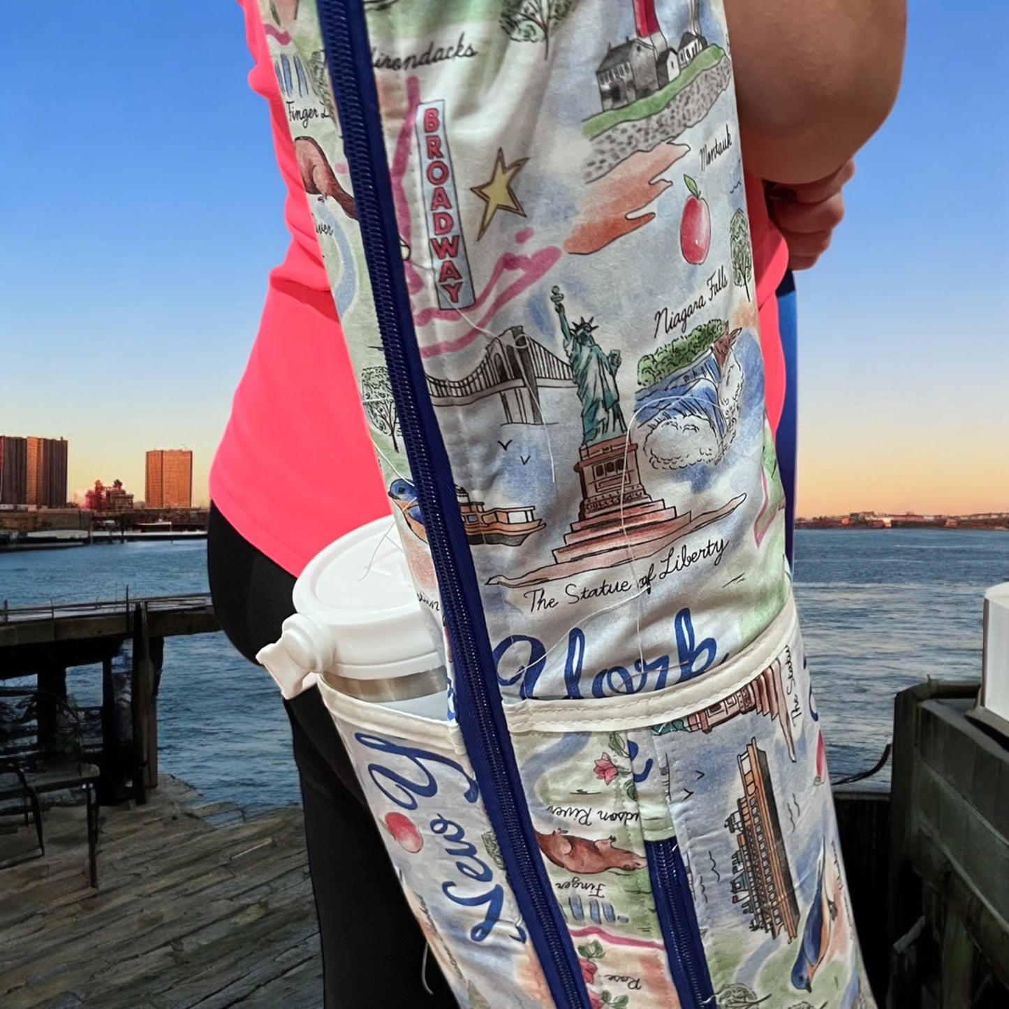 Yoga Mat Bag-New York