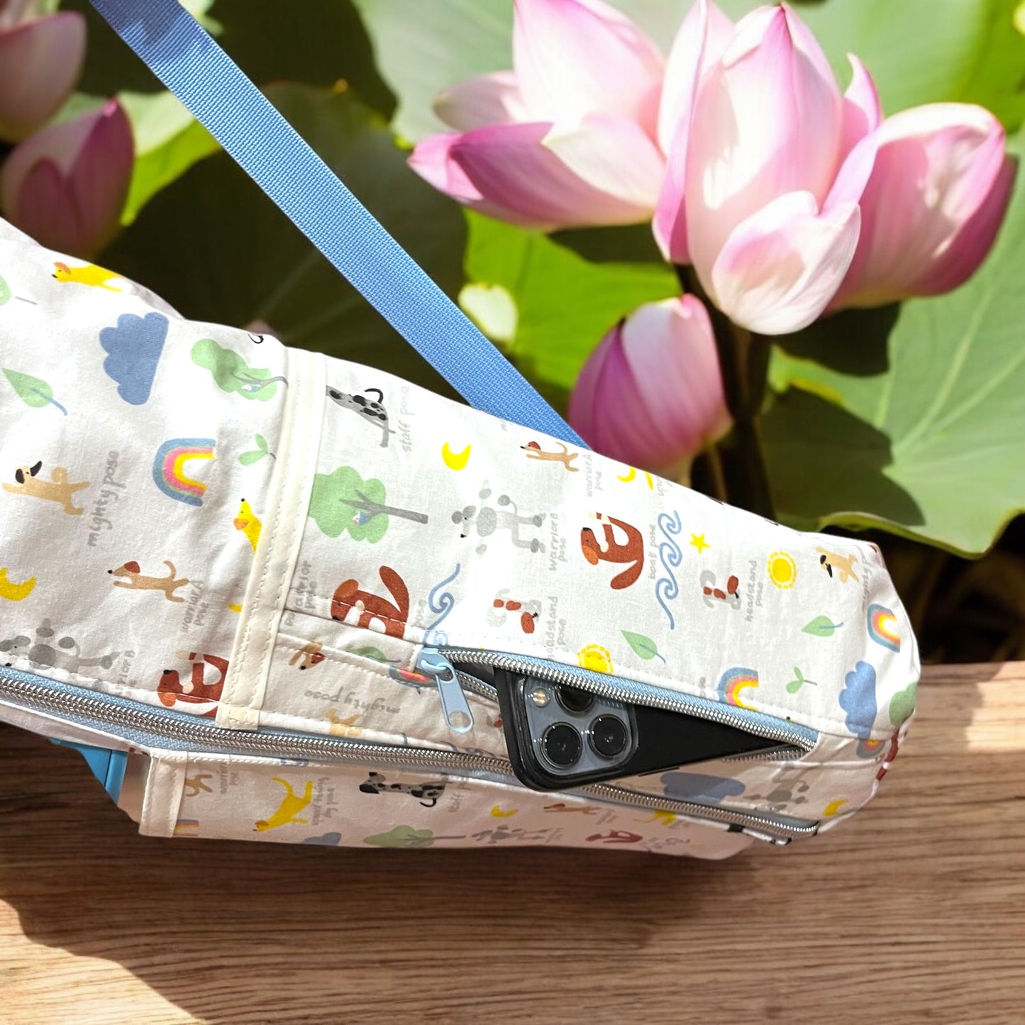 Yoga Mat Bag-Doggie Poses