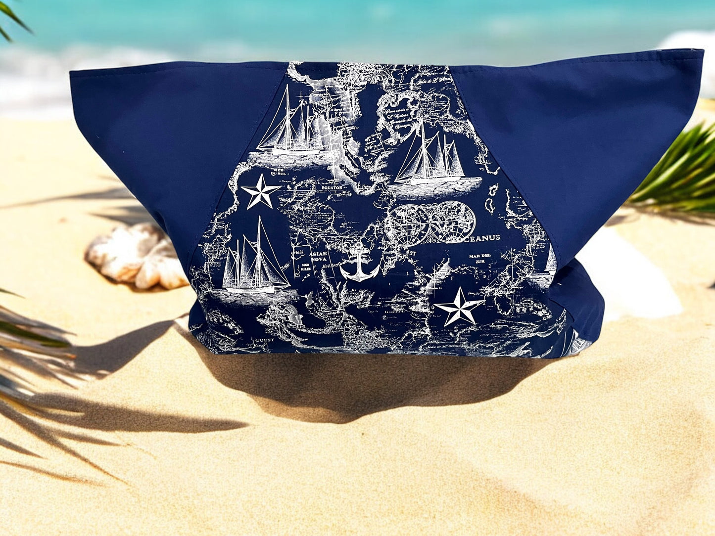 Nautical beach bag