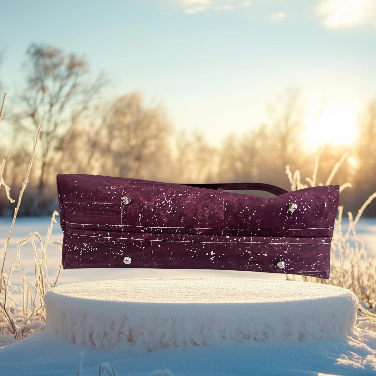 Wine -Cork shoulder bag