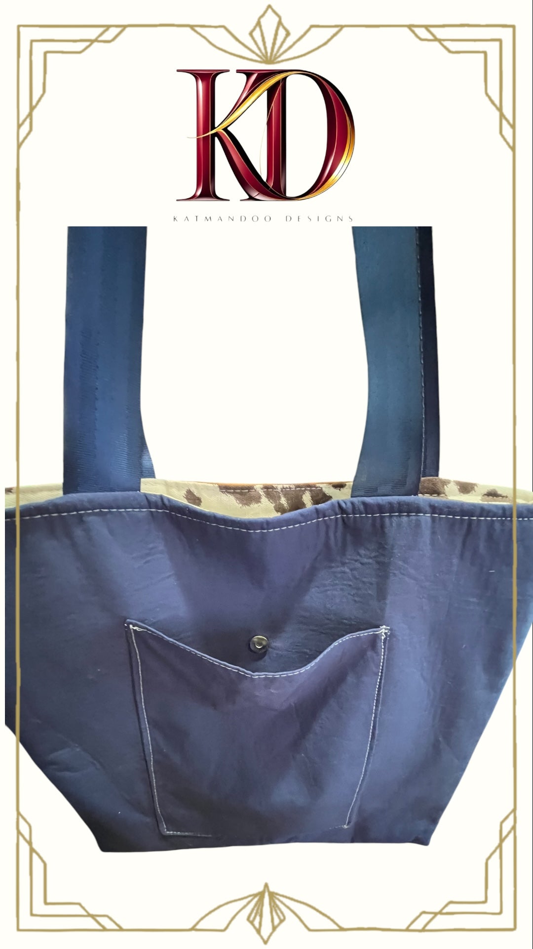 Full Moon Cows Tote Bag