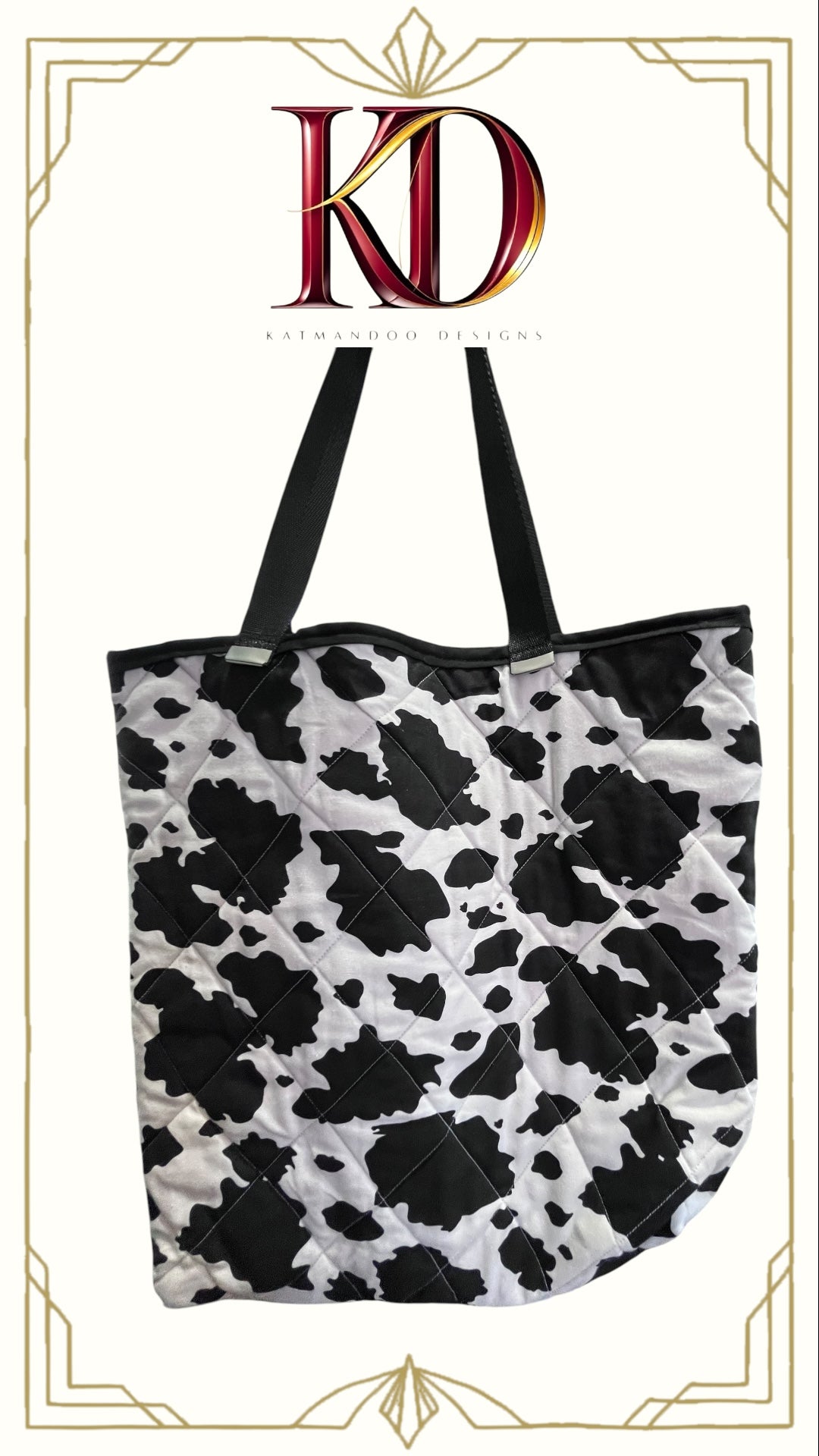 Quilted Farmhouse Tote Bag