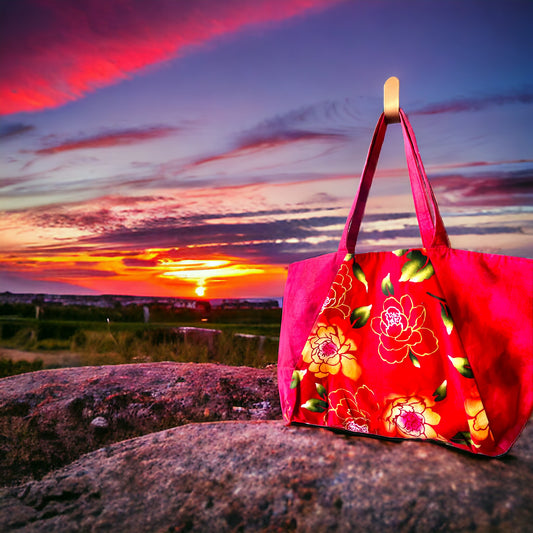 Hawaiian tropical beach bag