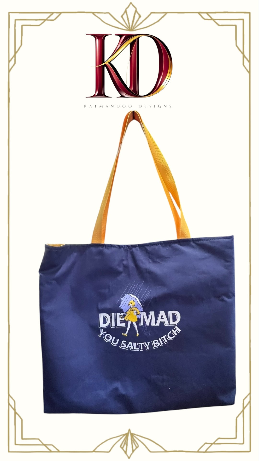 Salty Fabric Tote Bag