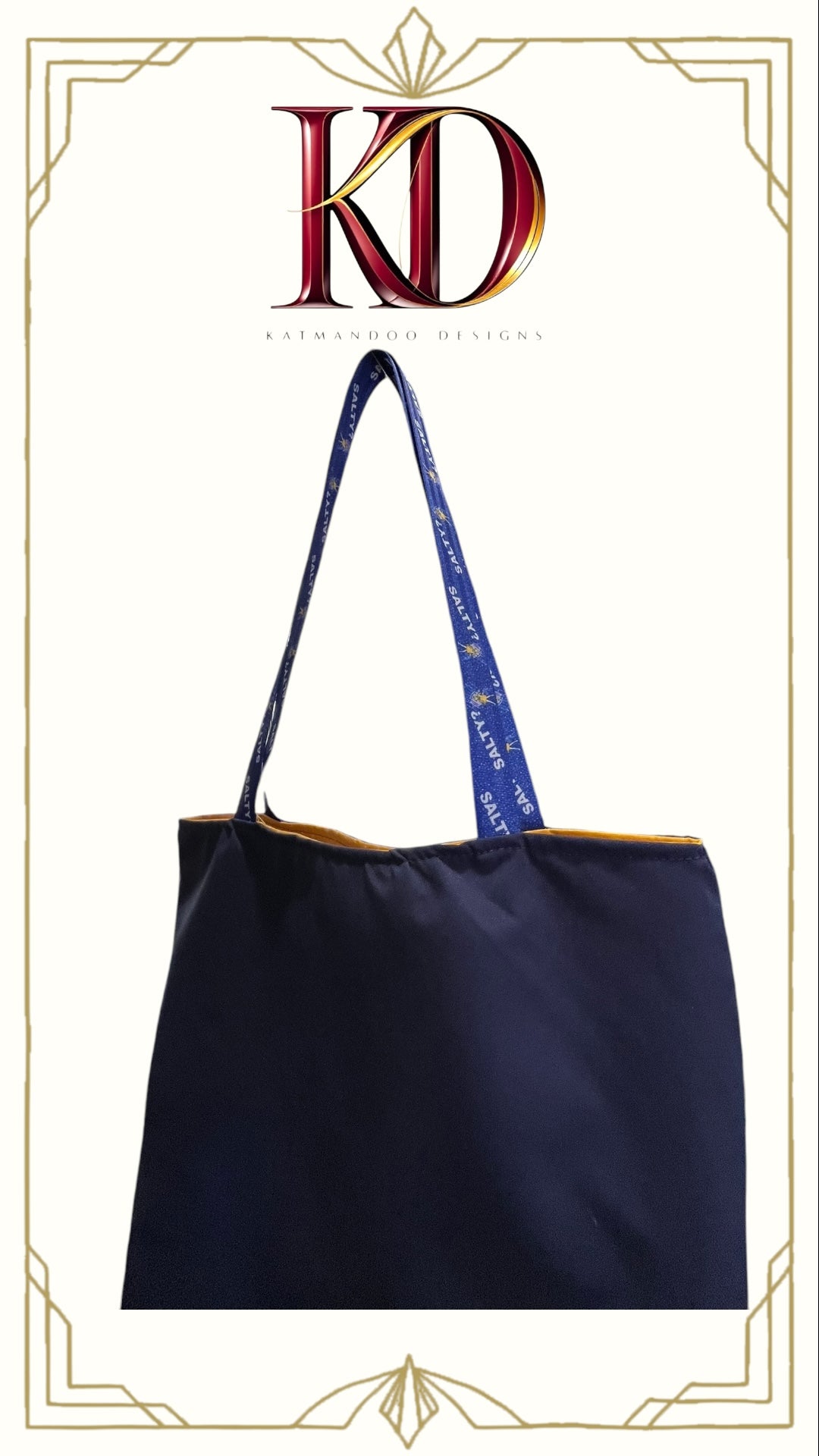 Salty Fabric Tote Bag