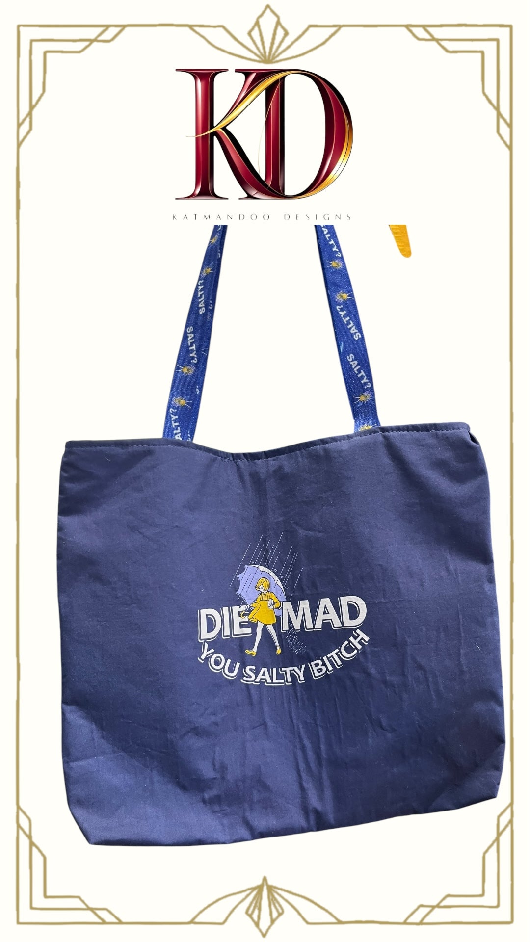 Salty Fabric Tote Bag